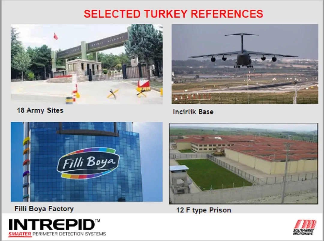 Çevre Güvenlik Sistemleri – Türkiye Referansları 03