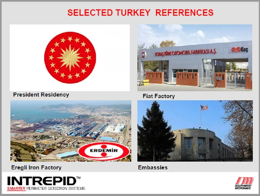 Çevre Güvenlik Sistemleri – Türkiye Referansları 01